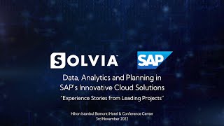 ''Data, Analytics and Planning in SAP's Innovative Cloud Solutions'' Event