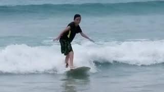 Ryan surfing