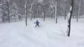 James skiing at Jay 2017