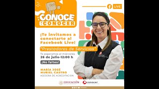 Conoce al CONOCER - Prestadores de Servicios