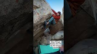 Ethan Pringle V8 FLASH #shorts #bouldering #climbing #rockclimbing