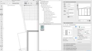 How to create a complex window using the Doors+Windows tool