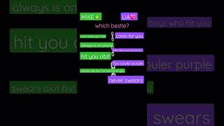 which bestie are you choosing?                      ☝️            ☝️.    ☝️. ☝️.       ☝️ *hi*