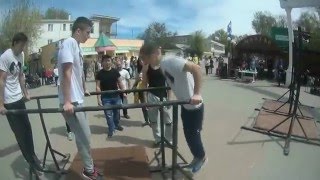 Соревнования в городе Саки по Street Workout