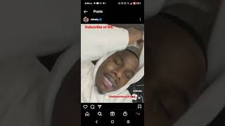 DABABY CUTS HAIR OFF NEW LOOK 🚨🍵🚨 #shorts #subscribe  #trending