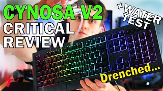 Razer Cynosa V2 Keyboard Review - Worth $60? (Sound Test and Water Spill Test)