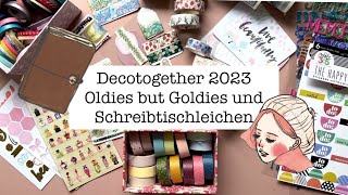 decotogether 2023 | Schreibtischleichen | Oldies but Goldie’s | Journaling | Hobonichi weeks