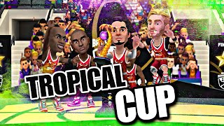 Mini Basketball 🏀 TROPICAL CUP with M JORDAN & K BRYANT Pt1 #gameplay