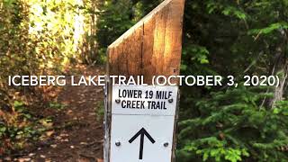 Iceberg Lake Trail (October 3, 2020)