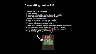 Cara setting remote Proton Persona/Saga FLX