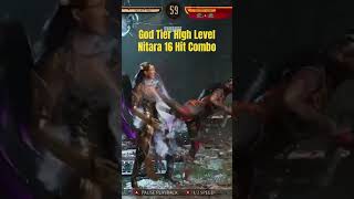 God Tier Ranked High Level Kitana 16 Hit Combo Mortal Kombat 1 MK1 #mk #shorts #short