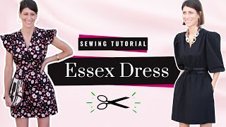 Sew a PUFF SLEEVED dress! Step by Step Sewing Tutorial.