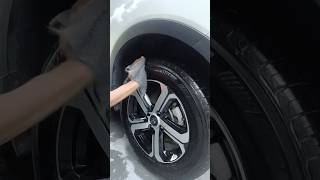 tyre polish | Car Washing tips and tricks #autowash #automobile #shorts #short