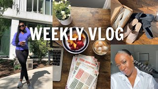 VLOG: work at the office, new comfy shoes, clear organizers, friends + car chats