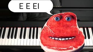 e e ei i'm on vacation - Piano Cover Version