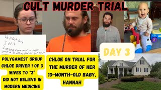 Cult Baby Murder Trial - Why Did Sister Wife Murder Her Baby? GA vs Chloe Driver Day 3