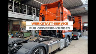 Werkstatt-Service für Gewerbekunden: Reparatur und Wartung, Reifenverkauf und -montage und mehr