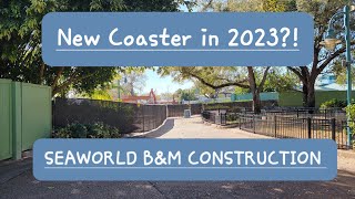 Seaworld 2023 Rumored coaster construction update - SeaWorld Orlando -  March 2, 2022