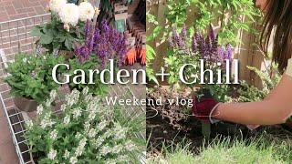 WHOLESOME WEEKEND VLOG | date night, garden centre haul, planting 💐