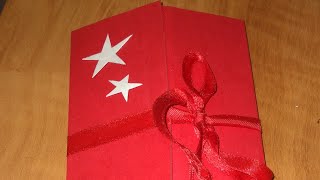 Dark Fantasy Box Reuse Idea-Best Out Of Waste-DIY Santa Card