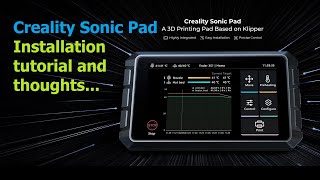 Creality Sonic Pad installation on the Ender 3 s1 and in depth thoughts