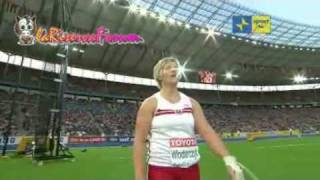 Mondiali Atletica Berlino 2009: Finale lancio del martello Donne - Anita Wlodarczyk WR 77.96