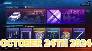 Rocket League ITEM SHOP Daily #23 (24th October 2024) New "Techstyle" Black Market Decal!