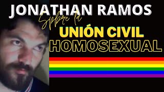 Jonathan Ramos y sus sofismas - matrimonio igualitario (gay)