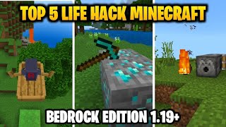 TOP 5 build hack Minecraft Bedrock Edition Yang Jarang Orang Tau !!