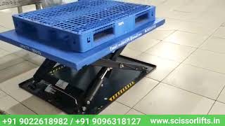 Low profile floor mounted scissor lift  - Vedant Lift