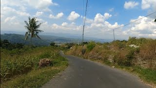 menikmati view keren pegunungan perjalanan turun dari gunung gambar || #gunungkidul