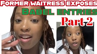 Former waitress exposes Babel Eatries' alleged exploitation of workers part 2. #babel #babeleatries