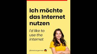 Ich möchte das Internet nutzen