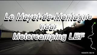 Le Mayet-de-Montagne naar Motorcamping LEF Honda CRF 1000 ATAS