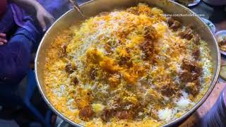 MATTON BIRIYANI HALEEM,-Huge Rush For Beef Haleem,-Karachi Street Food Degi Haleem Biriyani