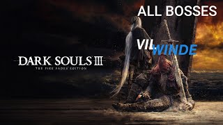 Dark Souls 3 All DLC Bosses (NG+7 With cutscenes)