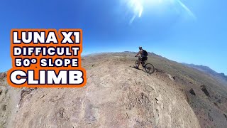 Luna Cycle X1 Enduro |  2,800 FT Elevation / 50° Slope Climb | Lizard Rock Mountain Henderson NV