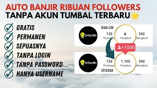 Cara Menambah Followers Instagram Gratis Permanen Tanpa Akun Tumbal