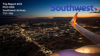 [TRIP REPORT] Southwest Airlines 737-700 (ECONOMY) Orlando (MCO) - Denver (DEN)