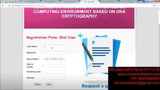 Secured outsourcing towards a cloud computing environment based on DNA cryptography