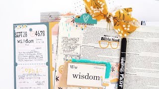 Word Nerd Bible Journaling Process Video | Illustrated Faith