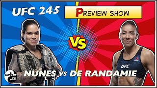 UFC 245 Preview: Amanda Nunes vs Germaine De Randamie