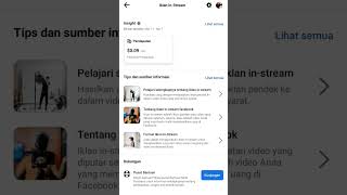 penghasilan di Facebook mode profesional sedikit tapi ngalir terus