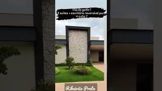 Casa térrea Condomínio fechado em Ribeirao Preto ! 3 suítes -escritório reversível !!