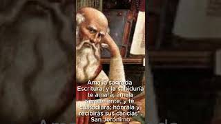 Frases de Santos - San Jerónimo - #catholicsaint #amor #seamossantos #frases  #fe #santo #sersanto