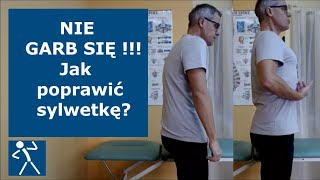 Jak się nie garbić? Ćwiczenia korekcyjne | wada postawy | Poprawa sylwetki | 🇵🇱 🇪🇺