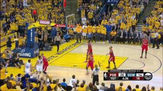 Stephen Curry Saves & Knocks a Three   Blazers vs Warriors