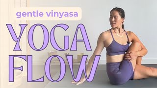 Gentle yoga FLOW for BEGINNERS: SLOW peaceful practice | 20-minutes