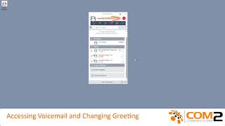 Avaya Equinox Desktop - Voicemail: Accessing Voicemail and Changing Greeting