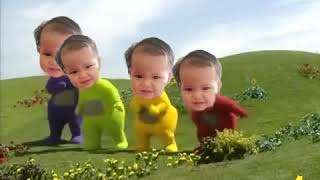 Anak umur 10 bulan joget bersama Teletubbies